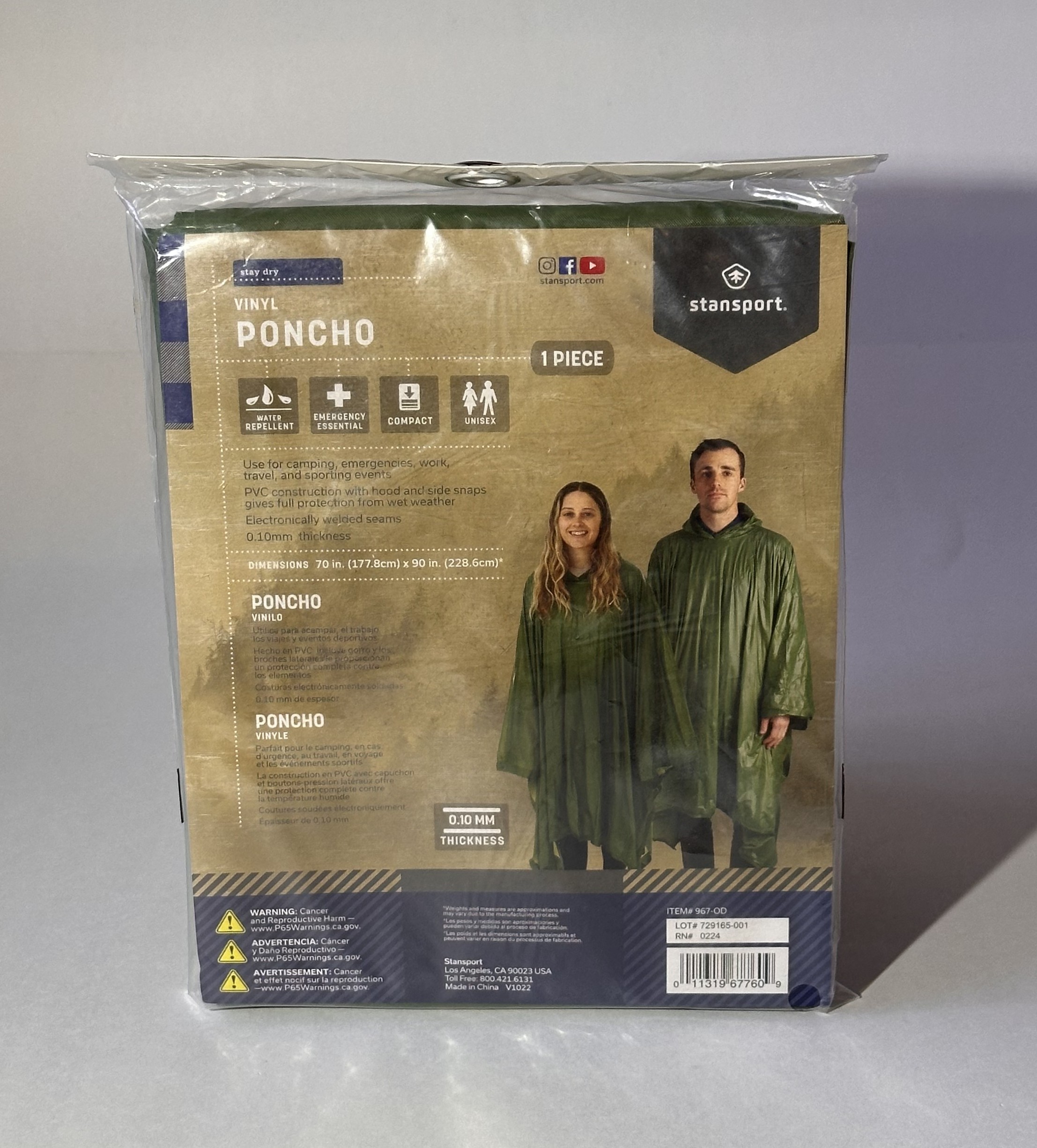 Rain poncho