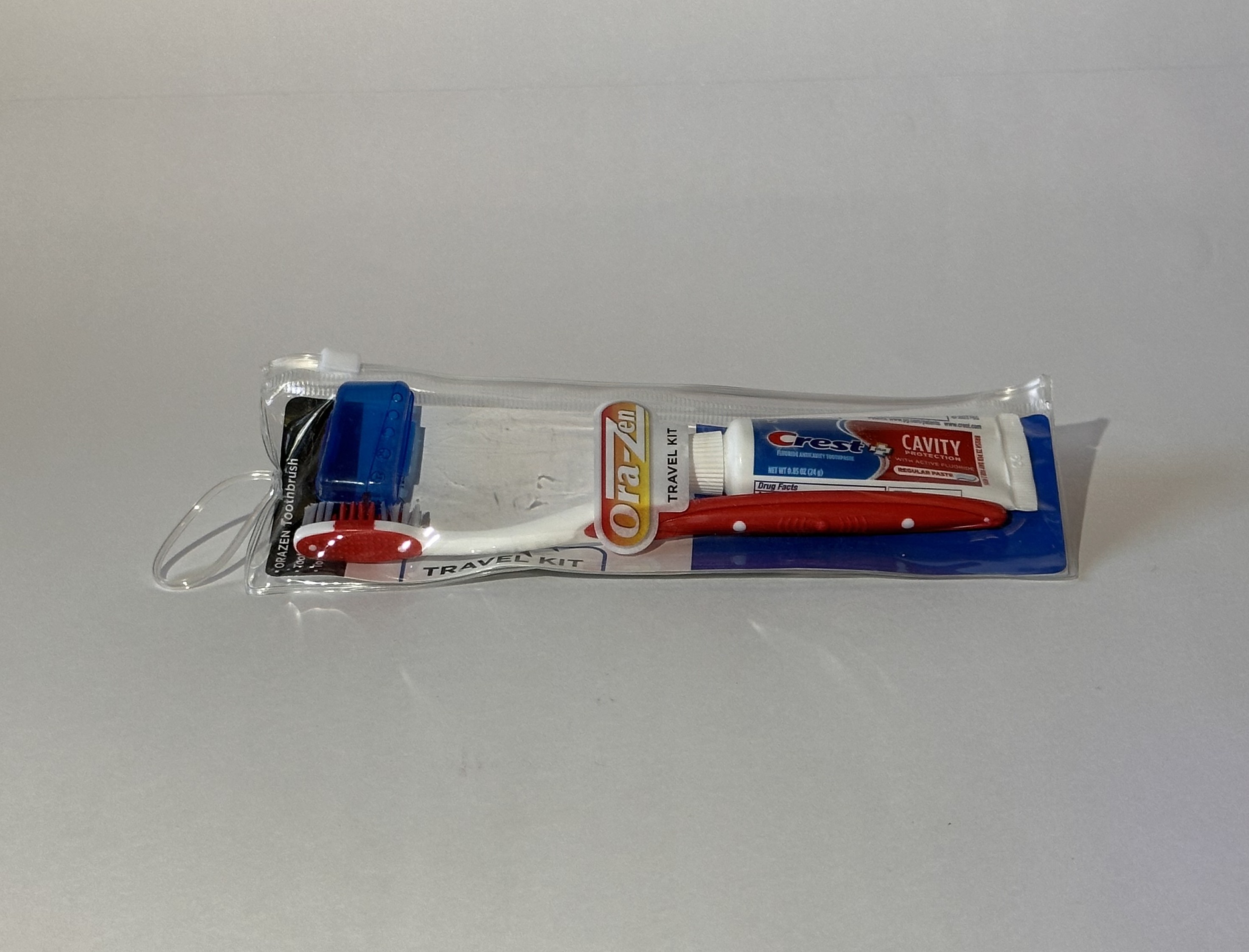 Toothbrush and toothpaste